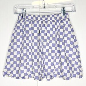 Hanna Andersson Cheerful Checkerboard Skirt Sweet‎ Lavender